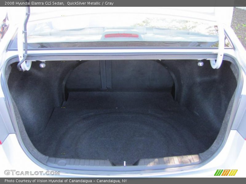 QuickSilver Metallic / Gray 2008 Hyundai Elantra GLS Sedan