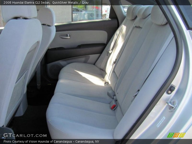QuickSilver Metallic / Gray 2008 Hyundai Elantra GLS Sedan