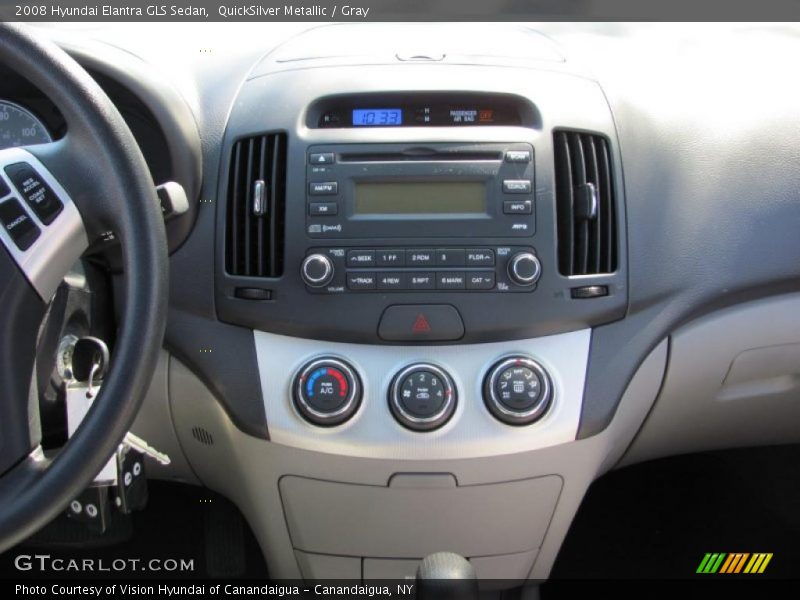 QuickSilver Metallic / Gray 2008 Hyundai Elantra GLS Sedan