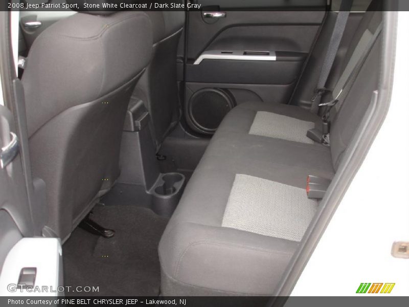 Stone White Clearcoat / Dark Slate Gray 2008 Jeep Patriot Sport