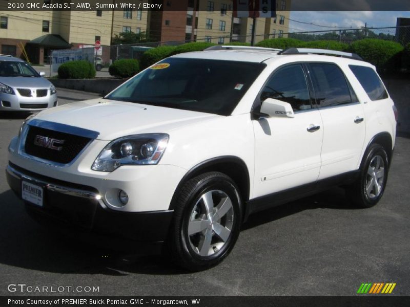 Summit White / Ebony 2010 GMC Acadia SLT AWD