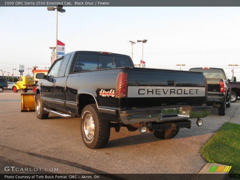 Black Onyx / Pewter 2000 GMC Sierra 1500 Extended Cab