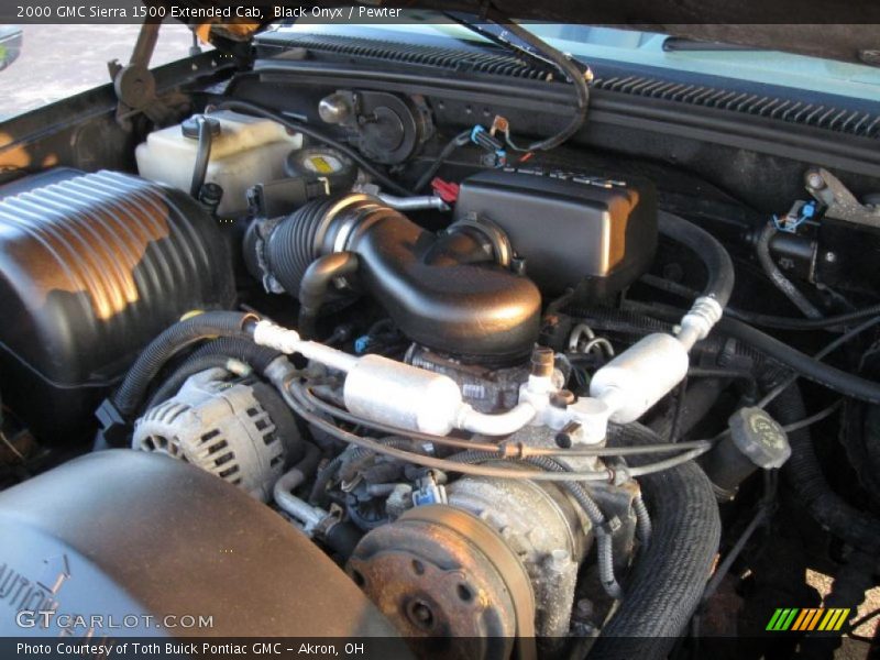Black Onyx / Pewter 2000 GMC Sierra 1500 Extended Cab