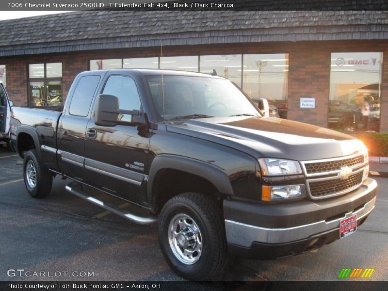 Black / Dark Charcoal 2006 Chevrolet Silverado 2500HD LT Extended Cab 4x4