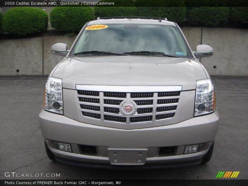 Quicksilver / Cocoa/Cashmere 2009 Cadillac Escalade AWD