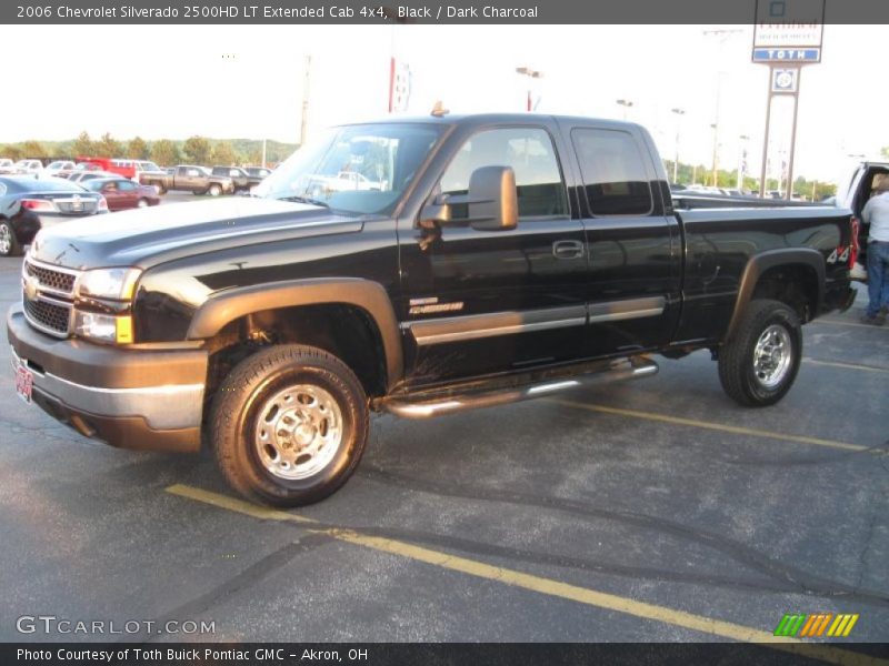 Black / Dark Charcoal 2006 Chevrolet Silverado 2500HD LT Extended Cab 4x4