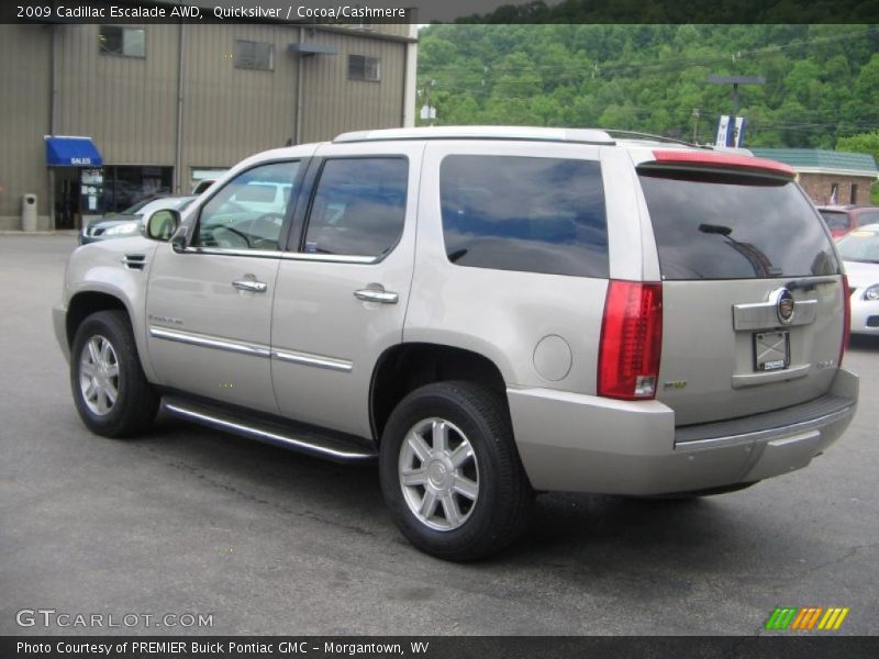 Quicksilver / Cocoa/Cashmere 2009 Cadillac Escalade AWD