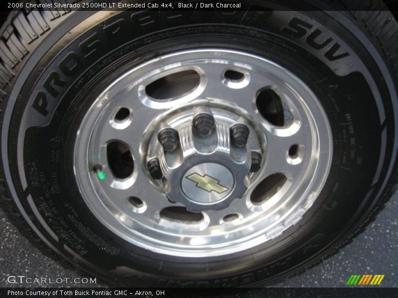 Black / Dark Charcoal 2006 Chevrolet Silverado 2500HD LT Extended Cab 4x4