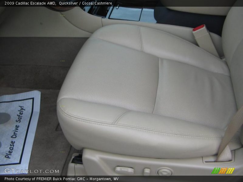 Quicksilver / Cocoa/Cashmere 2009 Cadillac Escalade AWD