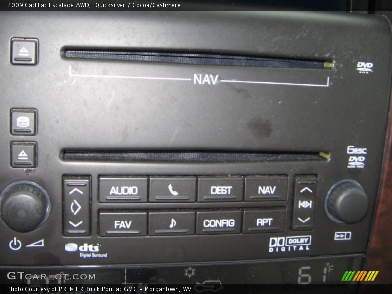 Quicksilver / Cocoa/Cashmere 2009 Cadillac Escalade AWD