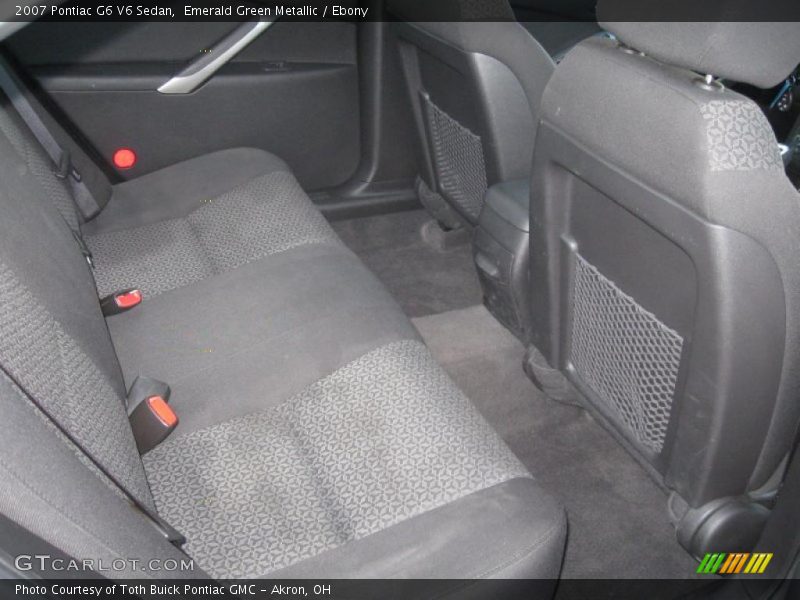 Emerald Green Metallic / Ebony 2007 Pontiac G6 V6 Sedan
