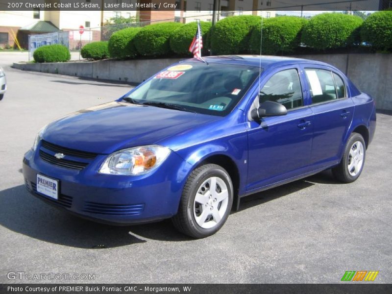 Laser Blue Metallic / Gray 2007 Chevrolet Cobalt LS Sedan