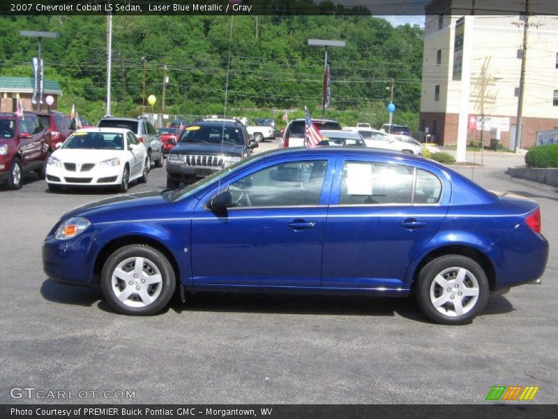 Laser Blue Metallic / Gray 2007 Chevrolet Cobalt LS Sedan