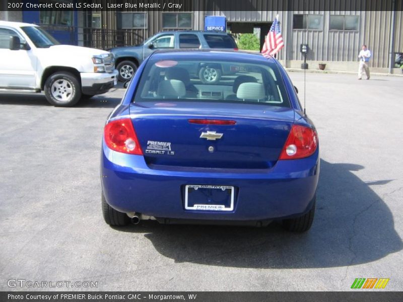 Laser Blue Metallic / Gray 2007 Chevrolet Cobalt LS Sedan