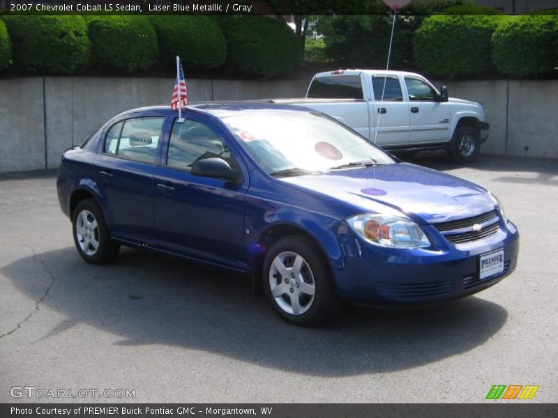 Laser Blue Metallic / Gray 2007 Chevrolet Cobalt LS Sedan