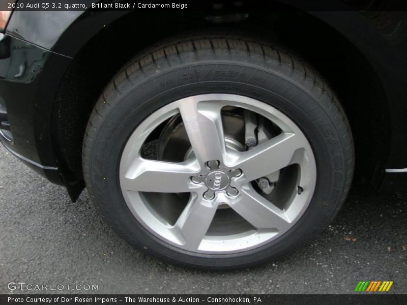 Brilliant Black / Cardamom Beige 2010 Audi Q5 3.2 quattro