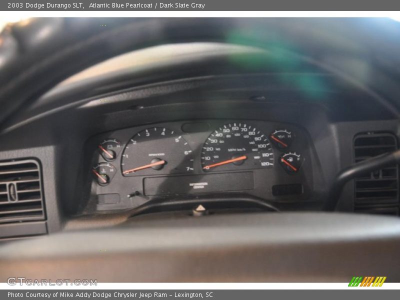 Atlantic Blue Pearlcoat / Dark Slate Gray 2003 Dodge Durango SLT