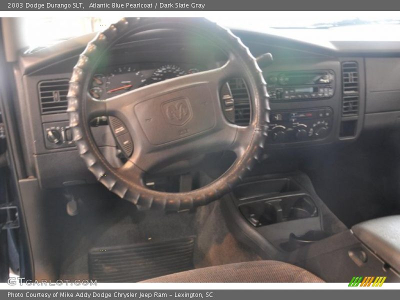 Atlantic Blue Pearlcoat / Dark Slate Gray 2003 Dodge Durango SLT