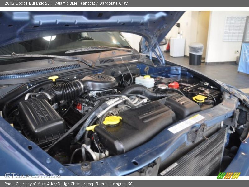 Atlantic Blue Pearlcoat / Dark Slate Gray 2003 Dodge Durango SLT