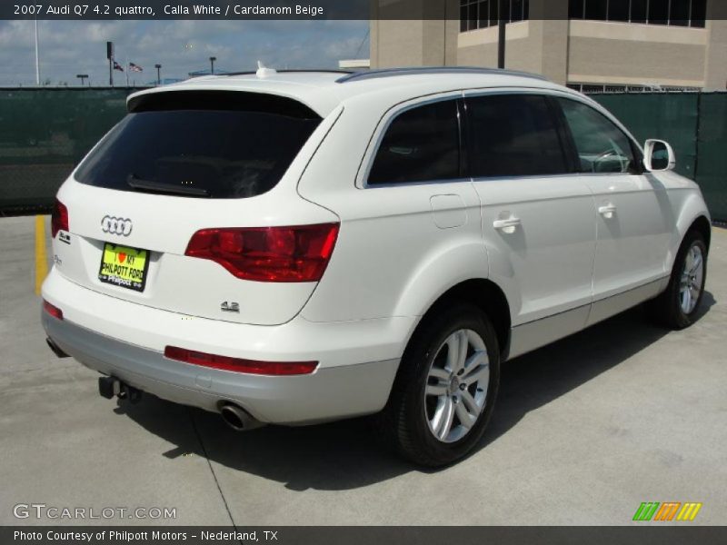 Calla White / Cardamom Beige 2007 Audi Q7 4.2 quattro