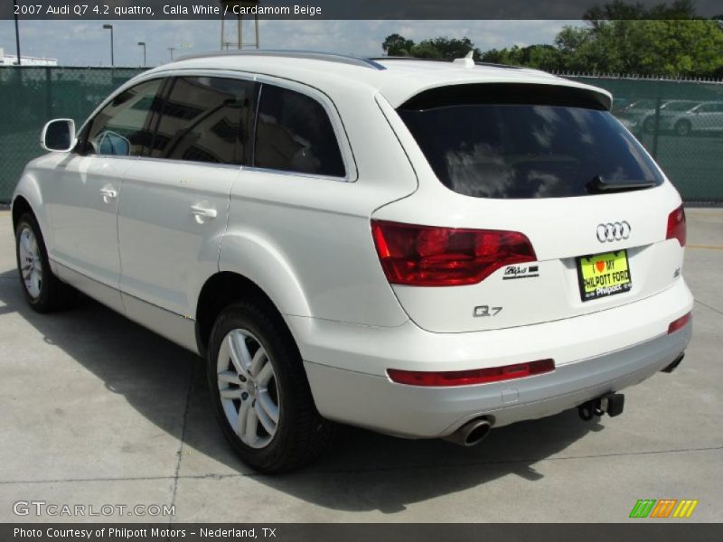 Calla White / Cardamom Beige 2007 Audi Q7 4.2 quattro