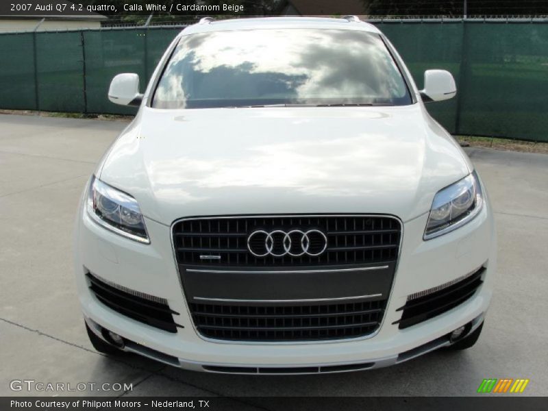 Calla White / Cardamom Beige 2007 Audi Q7 4.2 quattro