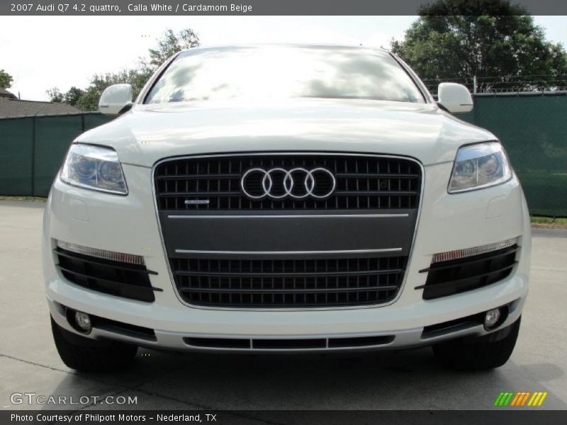 Calla White / Cardamom Beige 2007 Audi Q7 4.2 quattro