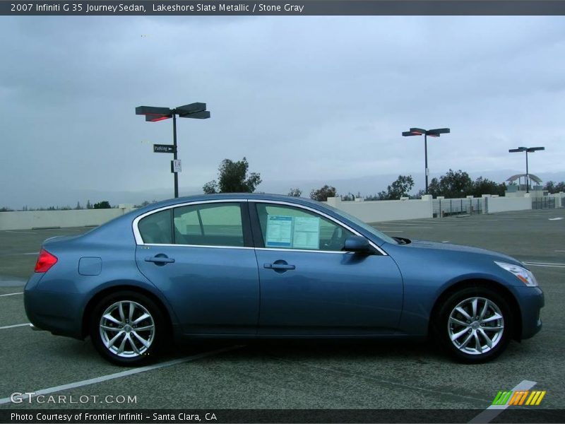 Lakeshore Slate Metallic / Stone Gray 2007 Infiniti G 35 Journey Sedan