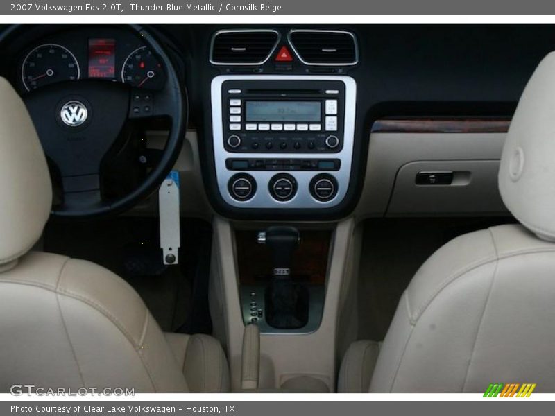 Thunder Blue Metallic / Cornsilk Beige 2007 Volkswagen Eos 2.0T