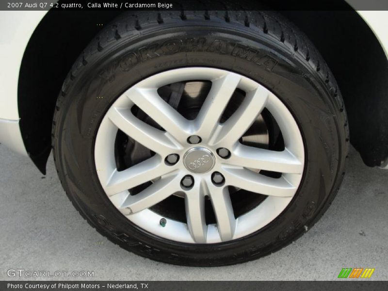 Calla White / Cardamom Beige 2007 Audi Q7 4.2 quattro