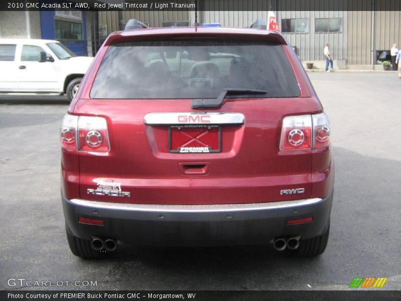 Red Jewel Tintcoat / Light Titanium 2010 GMC Acadia SLT AWD