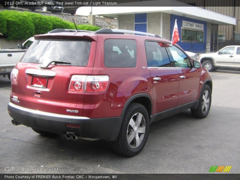 Red Jewel Tintcoat / Light Titanium 2010 GMC Acadia SLT AWD
