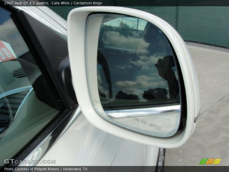 Calla White / Cardamom Beige 2007 Audi Q7 4.2 quattro