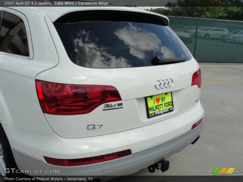 Calla White / Cardamom Beige 2007 Audi Q7 4.2 quattro