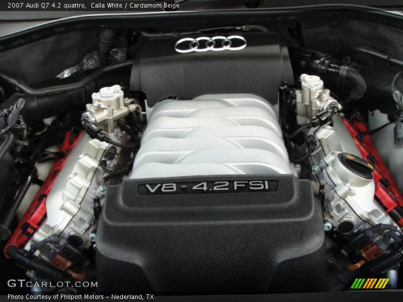 Calla White / Cardamom Beige 2007 Audi Q7 4.2 quattro