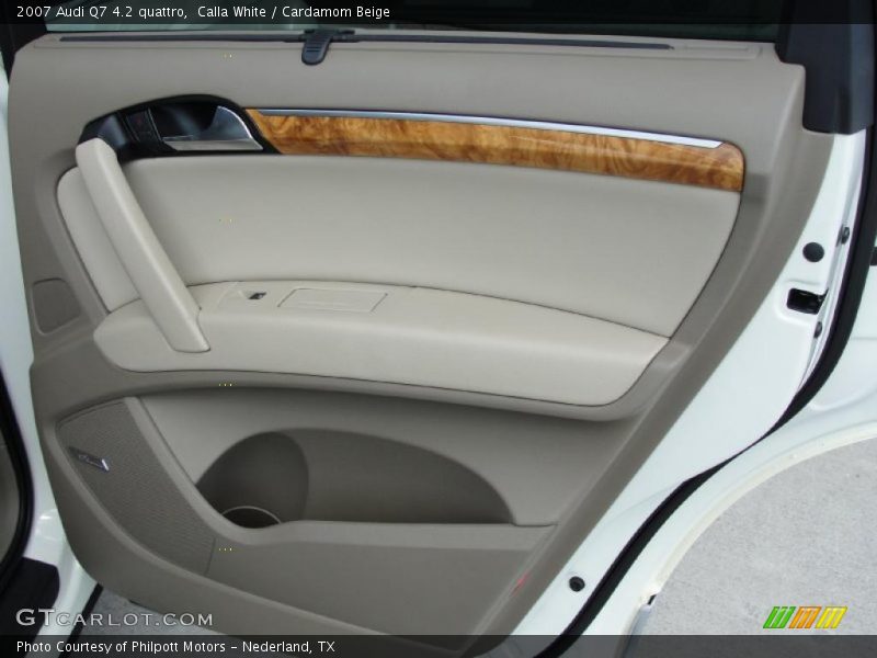 Calla White / Cardamom Beige 2007 Audi Q7 4.2 quattro