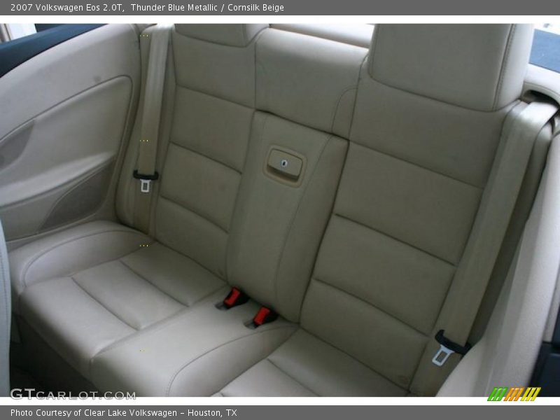 Thunder Blue Metallic / Cornsilk Beige 2007 Volkswagen Eos 2.0T