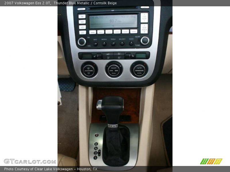 Thunder Blue Metallic / Cornsilk Beige 2007 Volkswagen Eos 2.0T