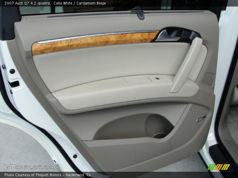 Calla White / Cardamom Beige 2007 Audi Q7 4.2 quattro