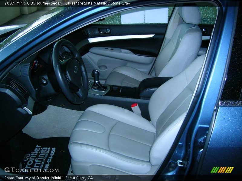 Lakeshore Slate Metallic / Stone Gray 2007 Infiniti G 35 Journey Sedan