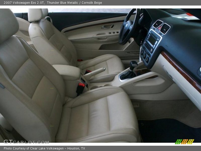 Thunder Blue Metallic / Cornsilk Beige 2007 Volkswagen Eos 2.0T