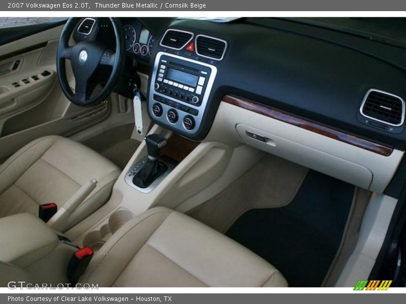 Thunder Blue Metallic / Cornsilk Beige 2007 Volkswagen Eos 2.0T