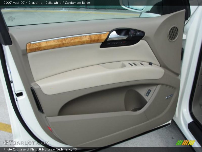 Calla White / Cardamom Beige 2007 Audi Q7 4.2 quattro