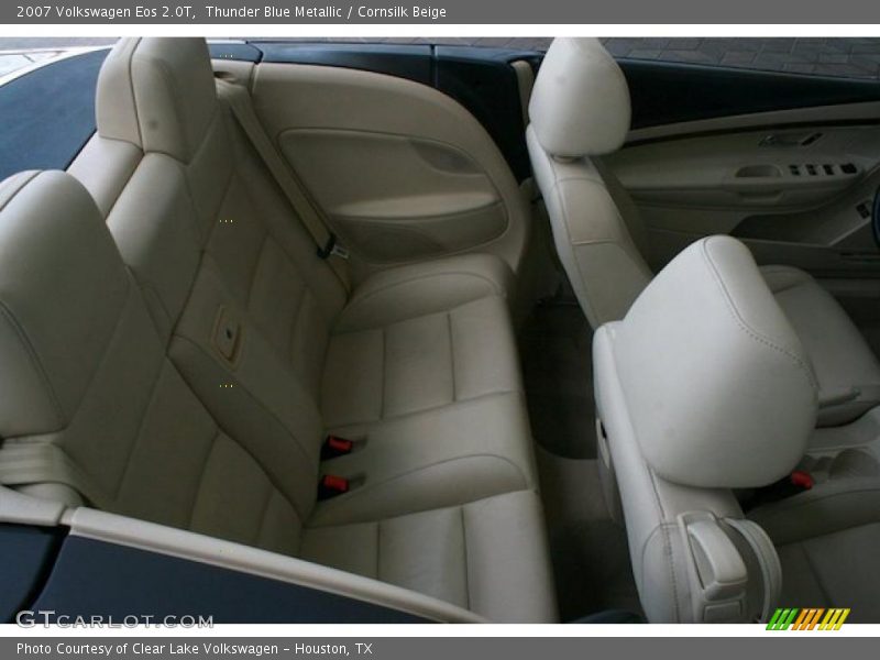 Thunder Blue Metallic / Cornsilk Beige 2007 Volkswagen Eos 2.0T