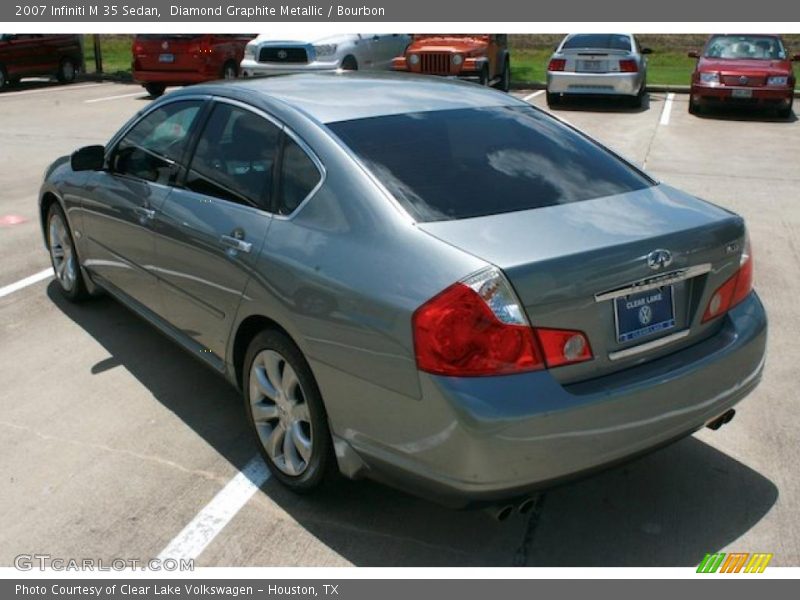Diamond Graphite Metallic / Bourbon 2007 Infiniti M 35 Sedan