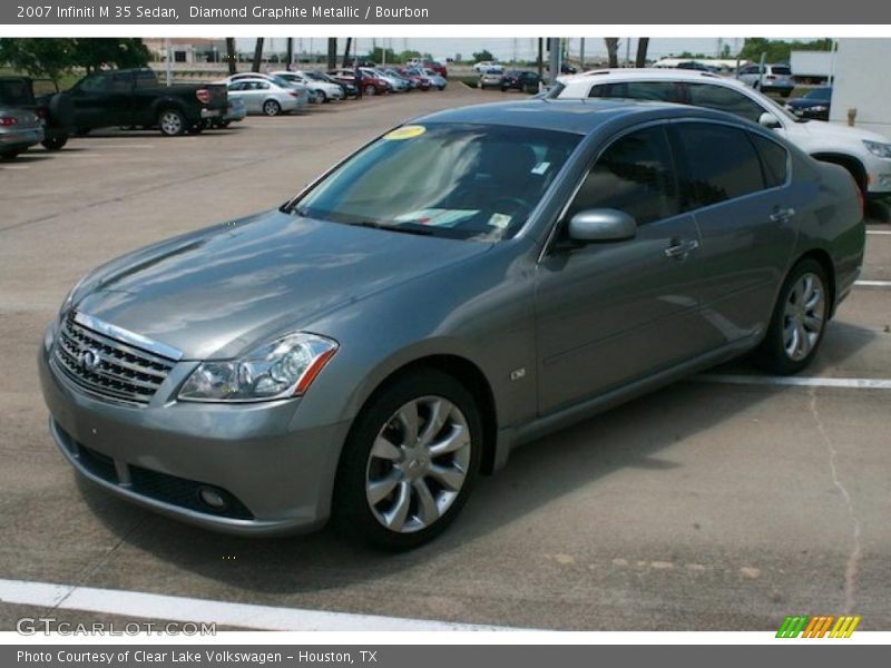 Diamond Graphite Metallic / Bourbon 2007 Infiniti M 35 Sedan