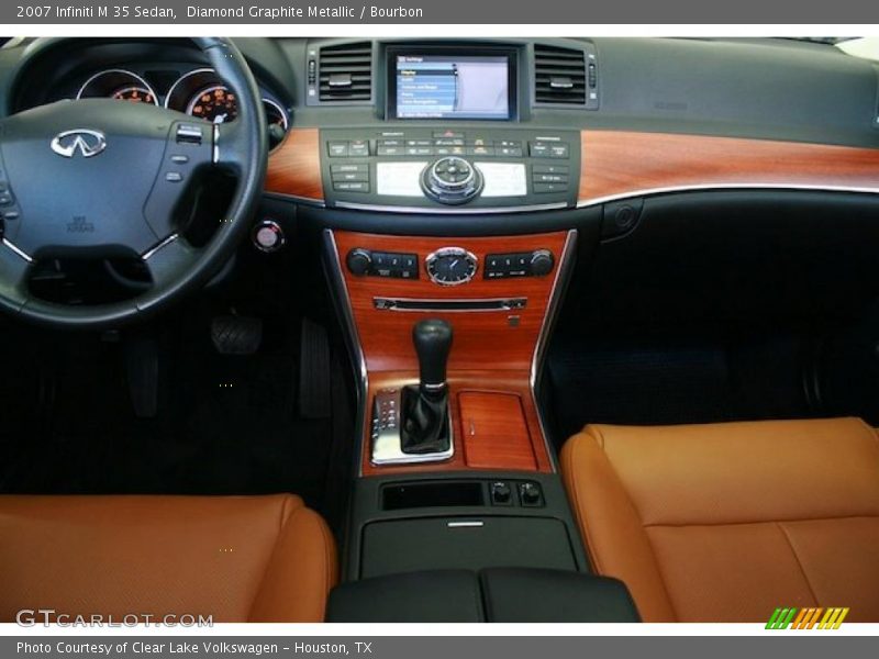 Diamond Graphite Metallic / Bourbon 2007 Infiniti M 35 Sedan