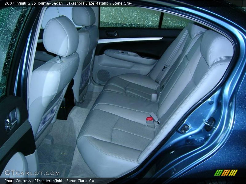Lakeshore Slate Metallic / Stone Gray 2007 Infiniti G 35 Journey Sedan