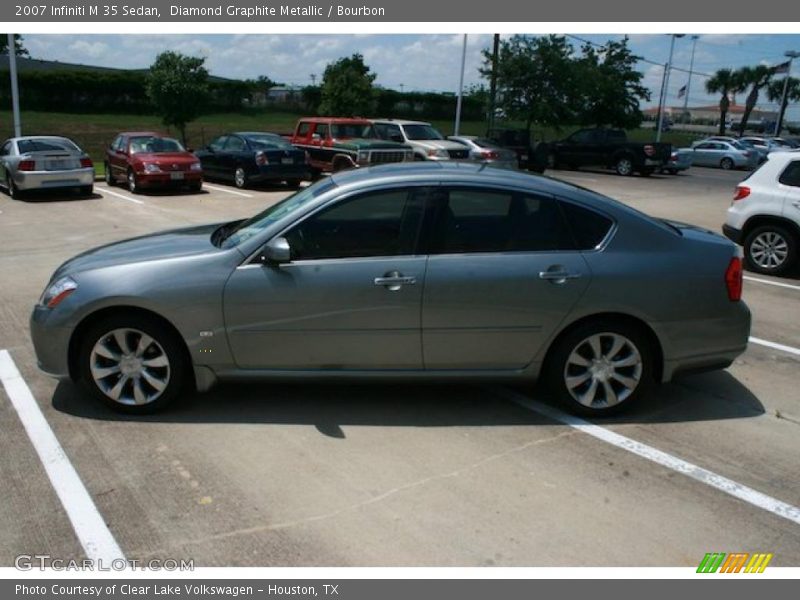 Diamond Graphite Metallic / Bourbon 2007 Infiniti M 35 Sedan