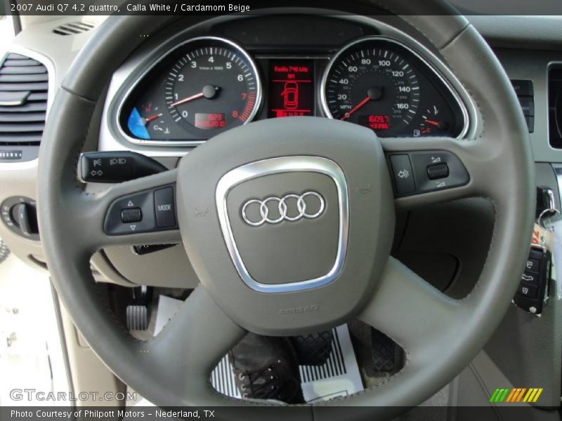 Calla White / Cardamom Beige 2007 Audi Q7 4.2 quattro